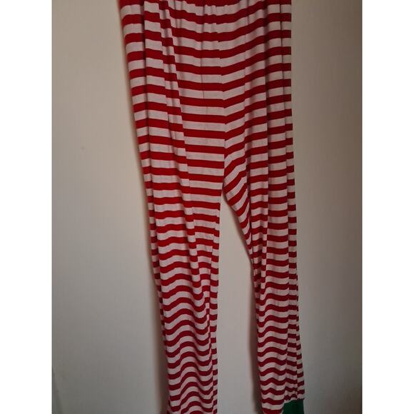 Unbranded Christmas Pajamas Unisex Size 2 XL Green Top Red/ White Bottoms - Picture 4 of 10
